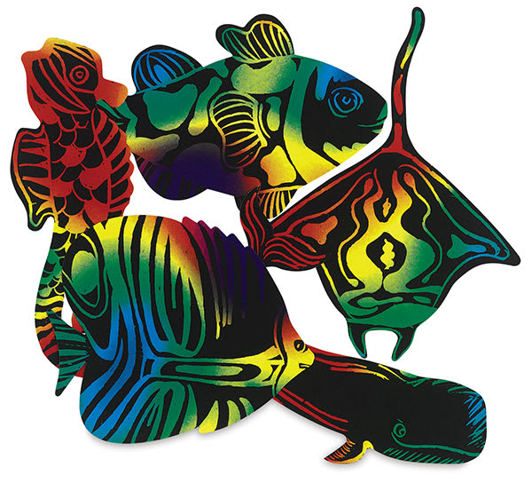 Sea Life Shapes, Pkg of 25