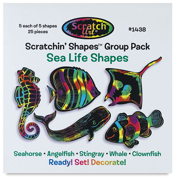 Sea Life Shapes, Pkg of 25