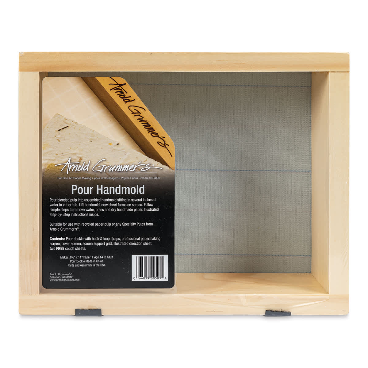 Arnold Grummer's Pour Handmolds - Front of package with label