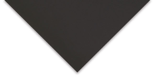 Crescent Matboard Blanks - Corner of Raven Black board to show color and texture