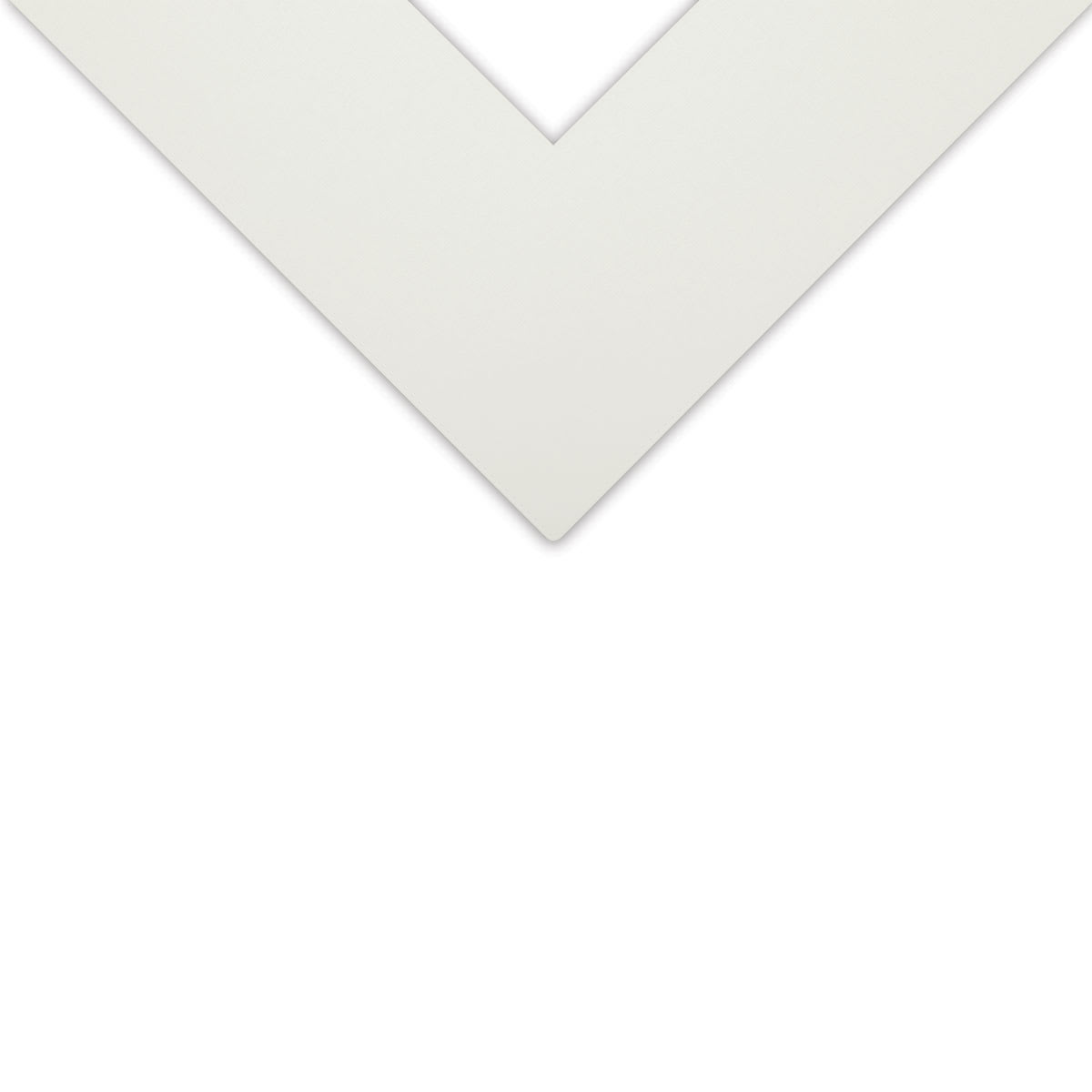 Crescent Berkeley Cream Core Matboard - 32" x 40", Fabric White