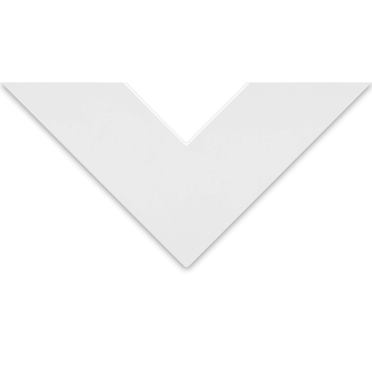 Crescent Berkeley White Core Matboard - 32" x 40", Bright White / Extreme White