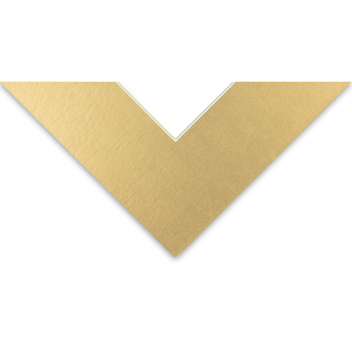 Bainbridge Novacore Matboard - 16" x 20", Metallic Gold