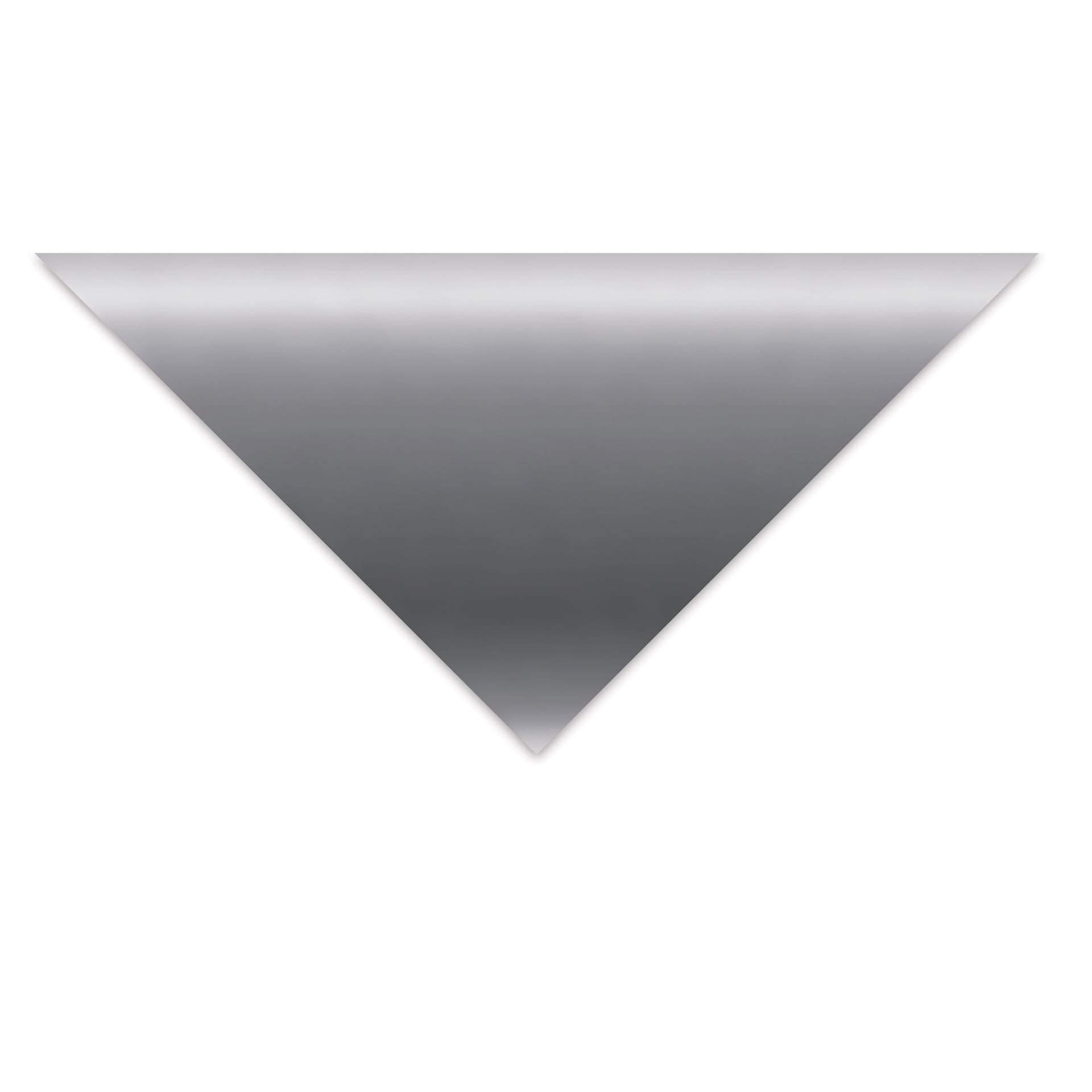 Crescent Berkeley Metallic White Core Matboard - 32" x 40", Silver Foil