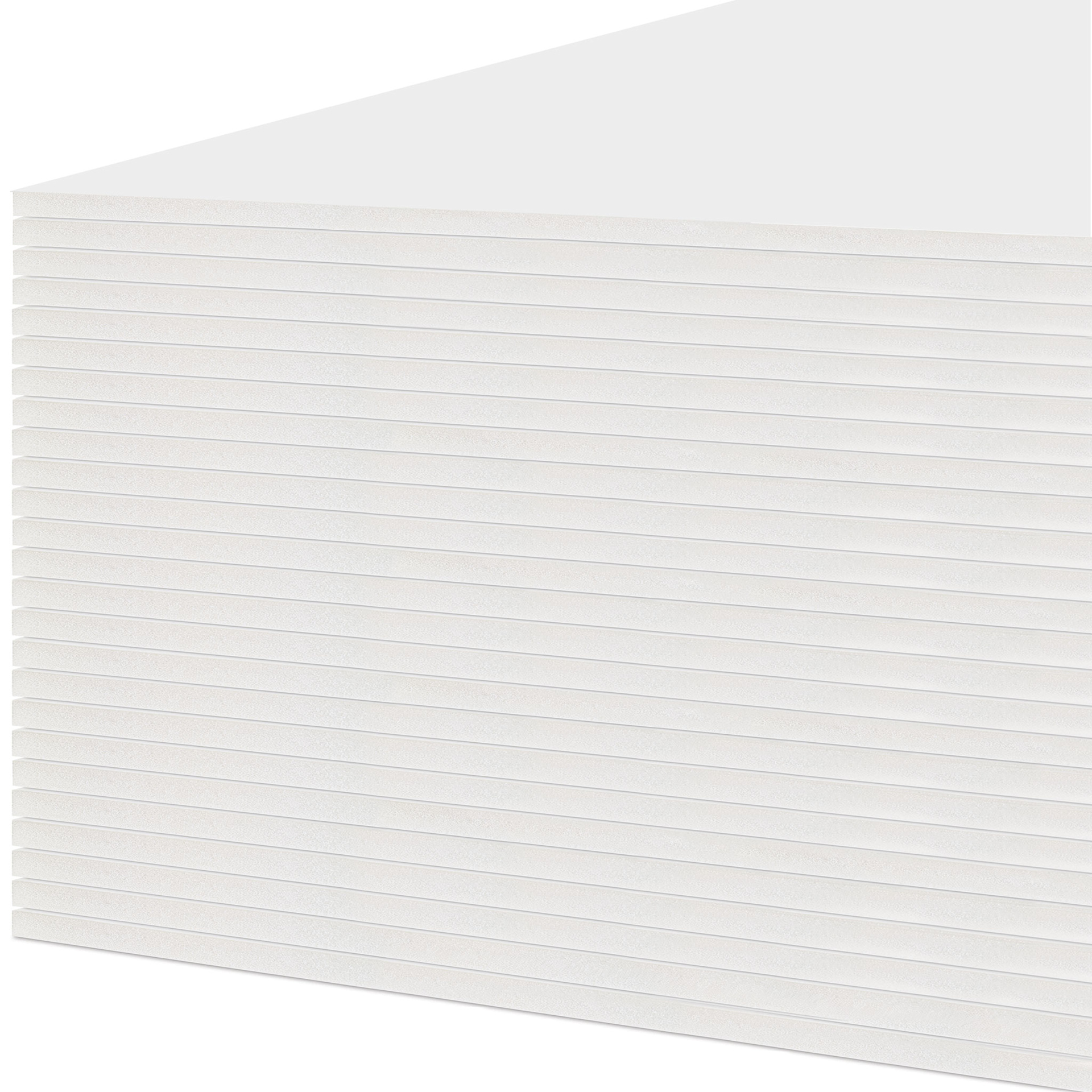 White Foam Board - 30" x 40" x 1/2", Pkg of 25