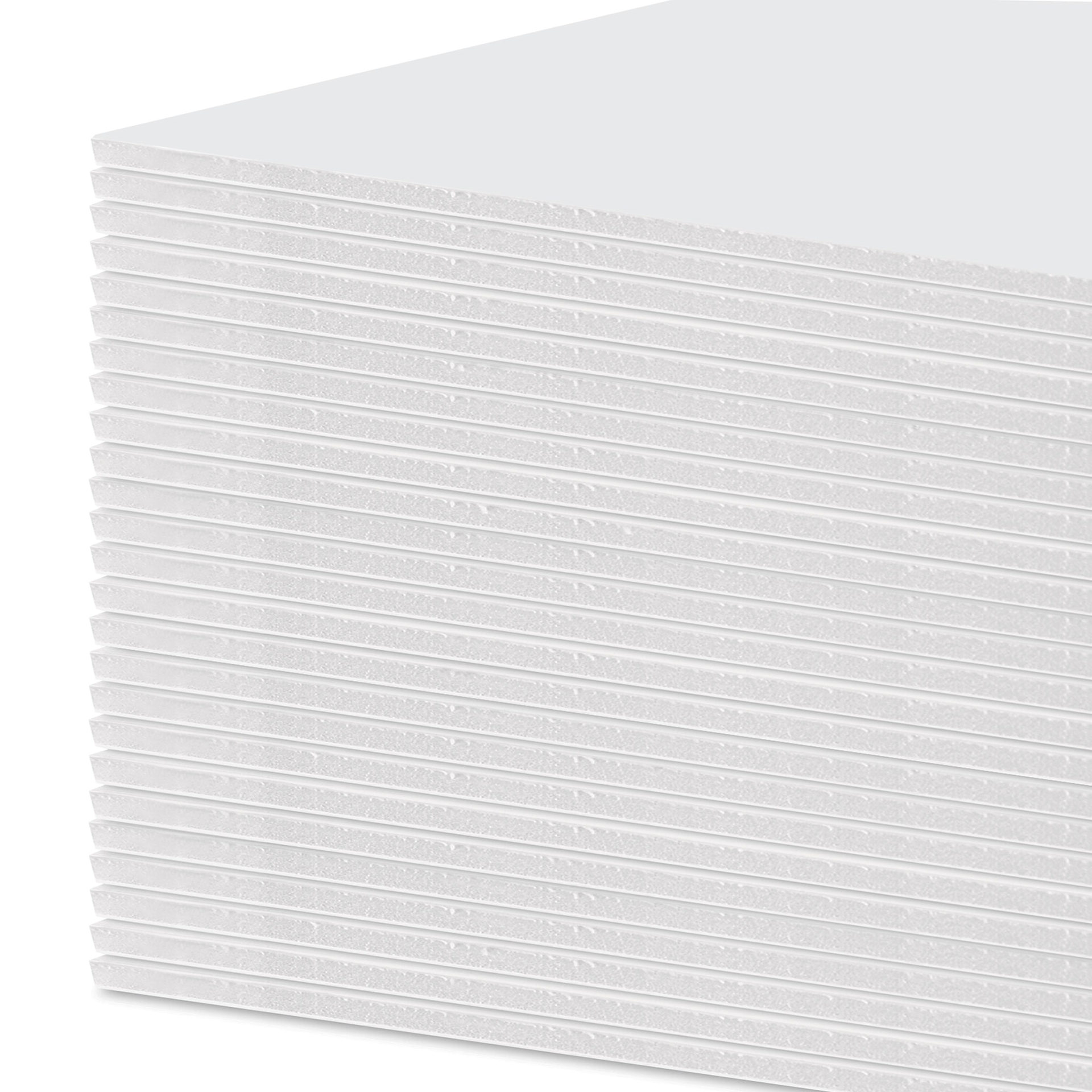 White Foam Board - 32" x 40" x 1/8", Pkg of 25