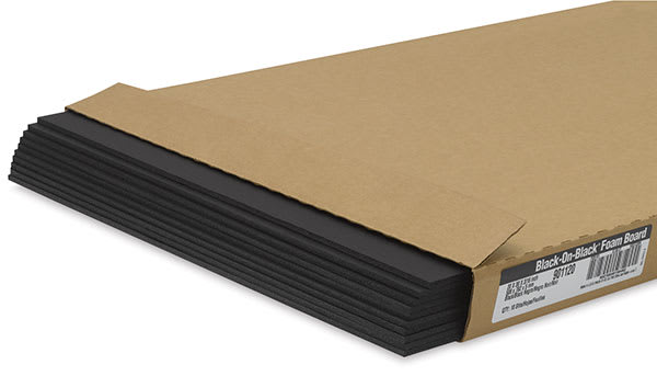 Blackcore Foamboard, Pkg of 10 Open Box with Foamboard Blackcore Foamboard, Pkg of 10 Open Box with Foamboard