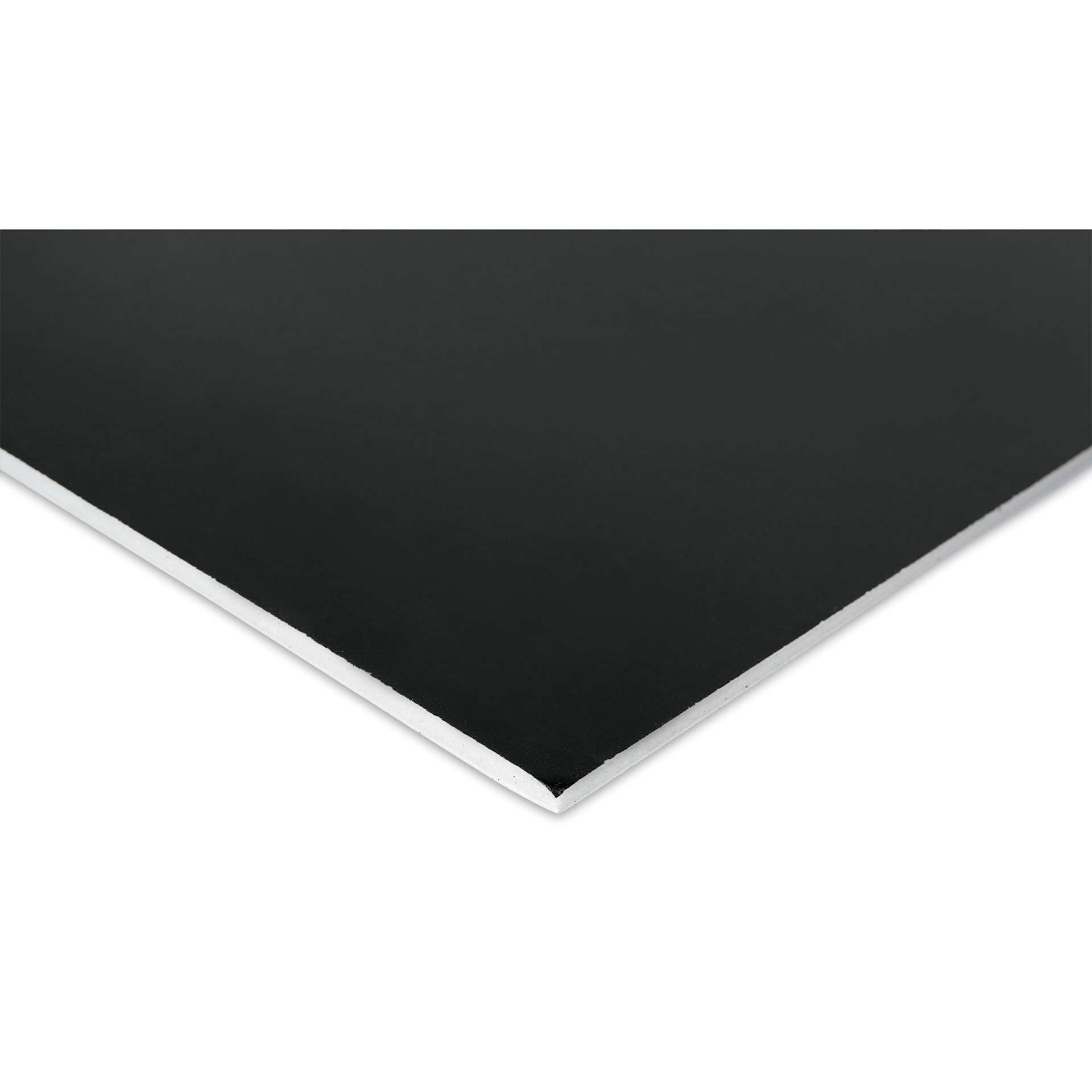 Fome-Cor Pro Black Chalk Foam Board - 20" x 30" x 3/16", Black, Pkg of 2 Sheets, corner of sheet Fome-Cor Pro Black Chalk Foam Board - 20" x 30" x 3/16", Black, Pkg of 2 Sheets, corner of sheet