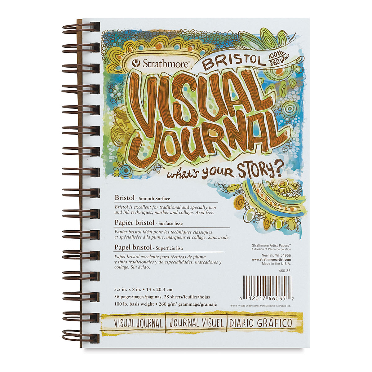 Strathmore Bristol Visual Journal - Smooth, 8" x 5-1/2"