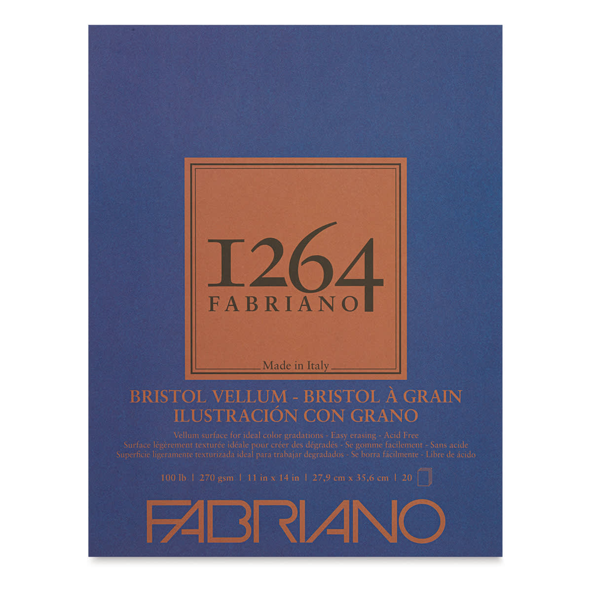 Fabriano 1264 Bristol Pad - 11" x 14", Vellum Fabriano 1264 Bristol Pad - 11" x 14", Vellum