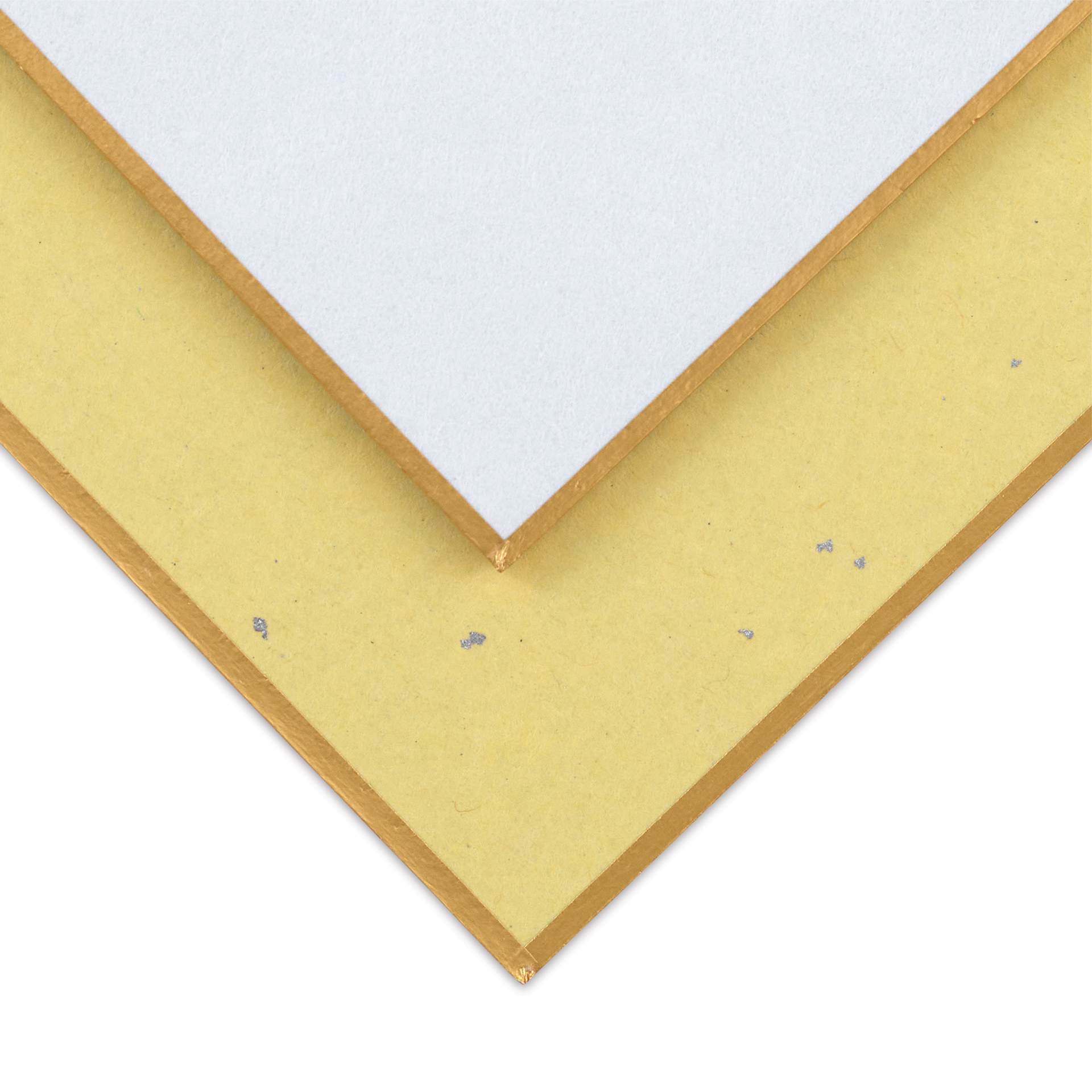 Aitoh Hosho Paper Shikishi Boards - 4-3/4" x 5-1/4", Pkg of 50, front and back of board