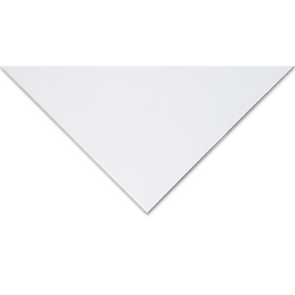 Crescent Illustration Board - 16" x 20", 18-Ply, White, Hot Press, Single Sheet