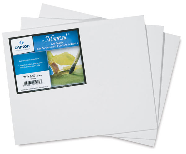 Montval Watercolor Art Board, Pkg of 3 Montval Watercolor Art Board, Pkg of 3