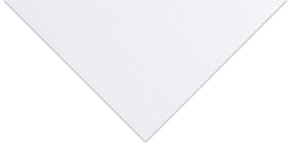 Canson Pure White Drawing Art Board - Closeup of corner showing color and texture