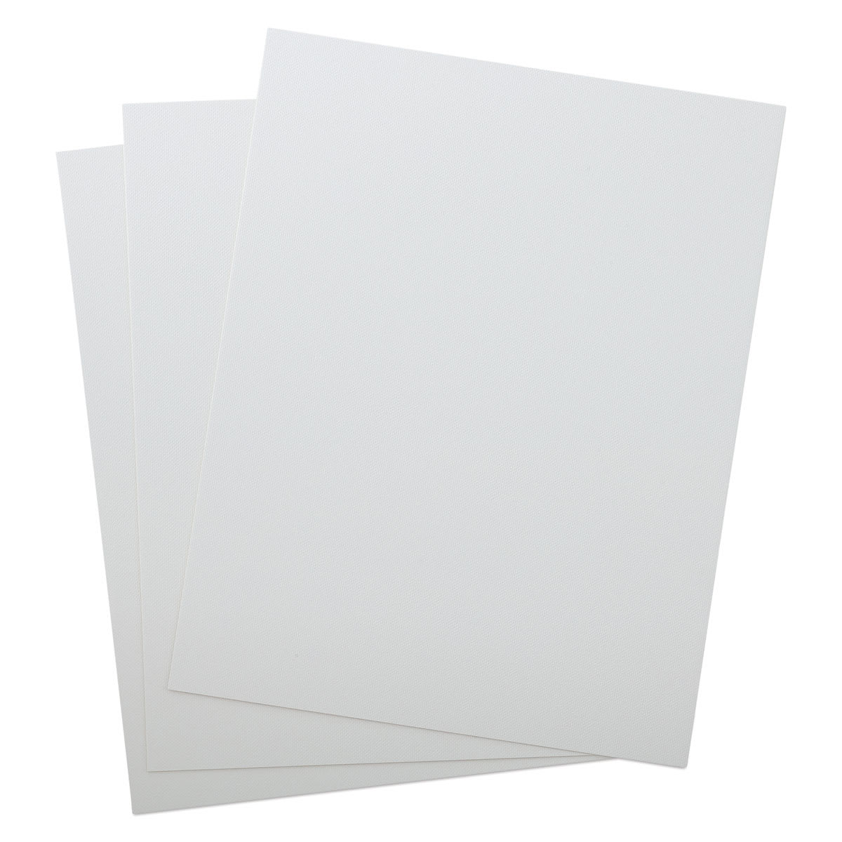 Crescent Canvas Boards - Three 11" x 14" boards spread in a fan Crescent Canvas Boards - Three 11" x 14" boards spread in a fan