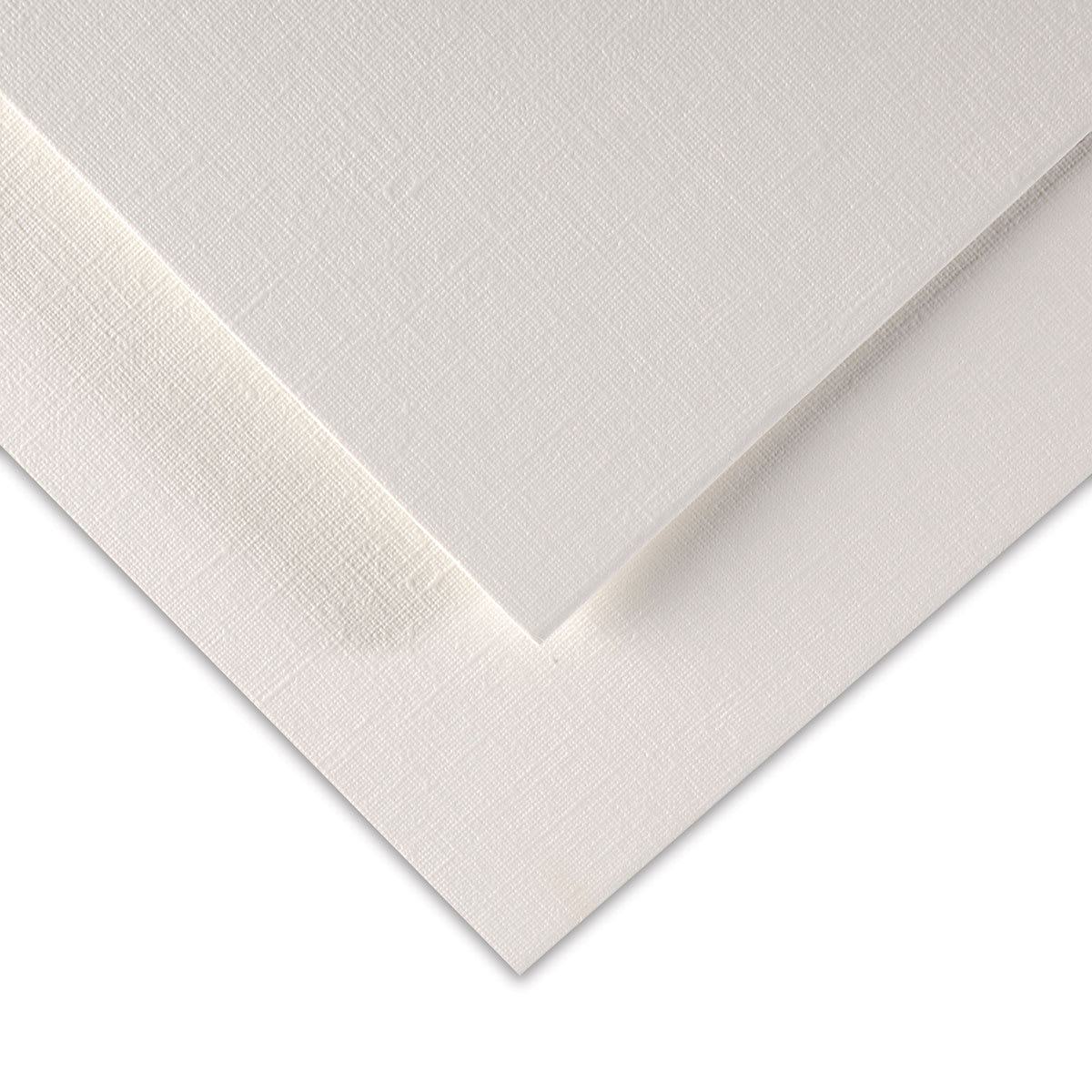 Canson Canva-Paper Artboard - Closeup of corners of 2 boards showing color and texture
