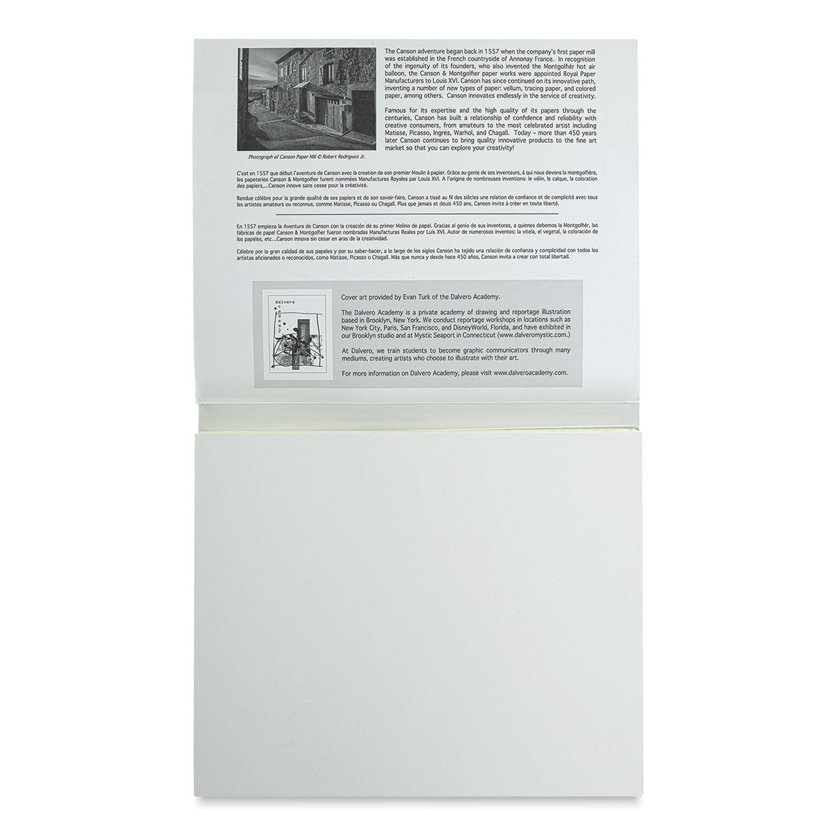 Canson Plein Air Illustration Art Board Pad - 10" x 8", 10 Sheets (inside, back of front cover) Canson Plein Air Illustration Art Board Pad - 10" x 8", 10 Sheets (inside, back of front cover)
