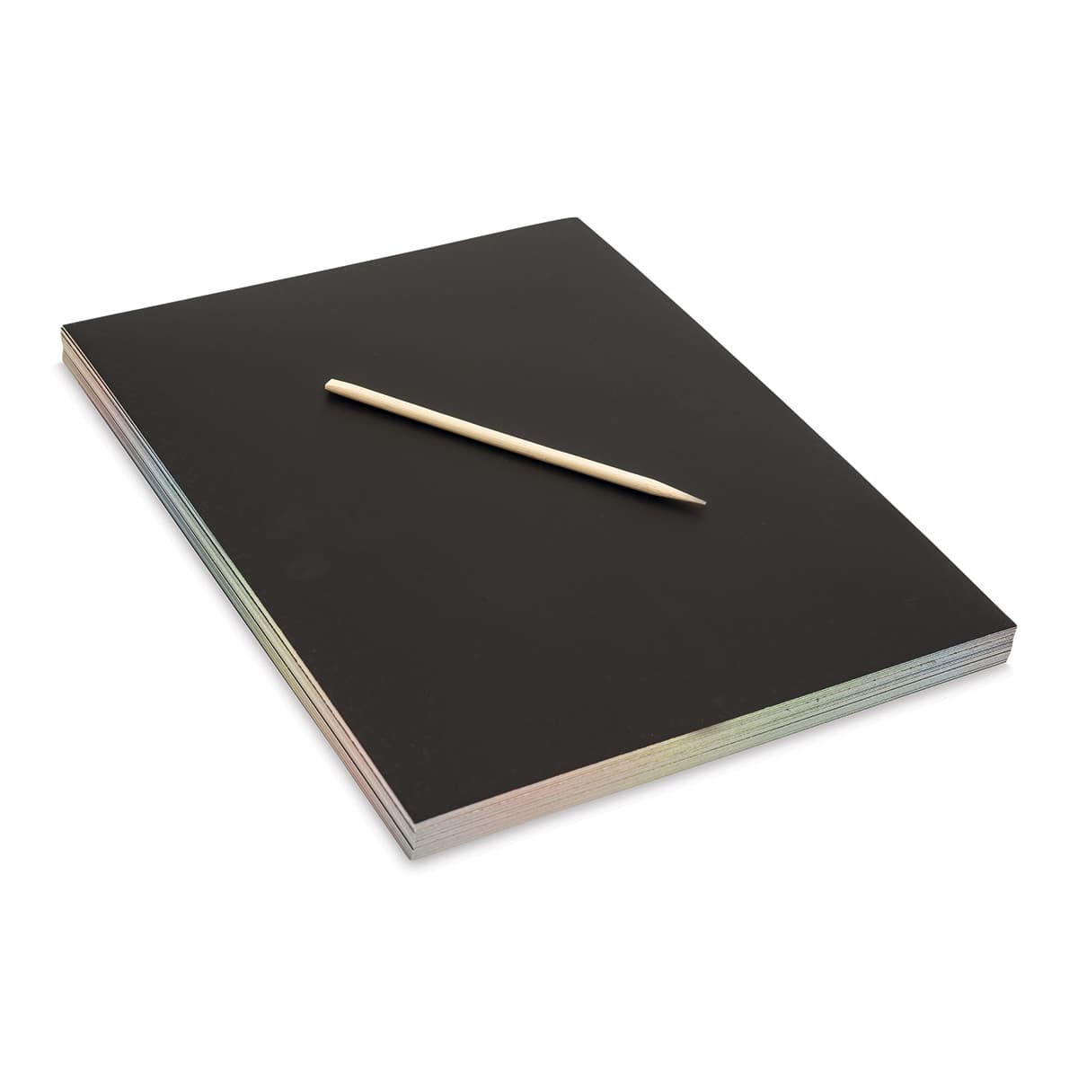 Now You See It Scratch and Reveal Art Paper - Color Splash, Pkg of 30 Sheets, with etching stick