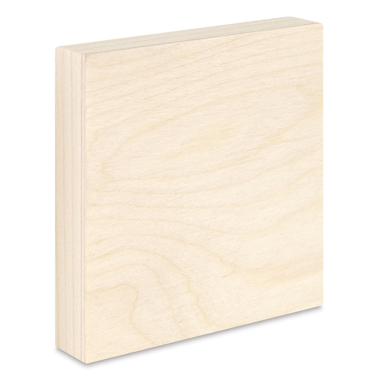 American Easel Wood Painting Panel - 4" x 4" x 3/4", Economy Panel