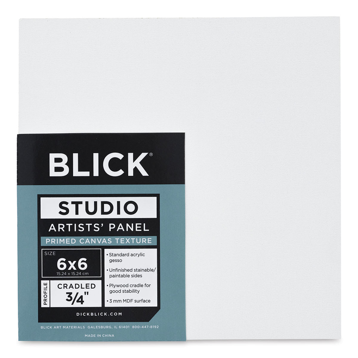 Blick Studio Artists' Board - 6" x 6" x 3/4", Traditional