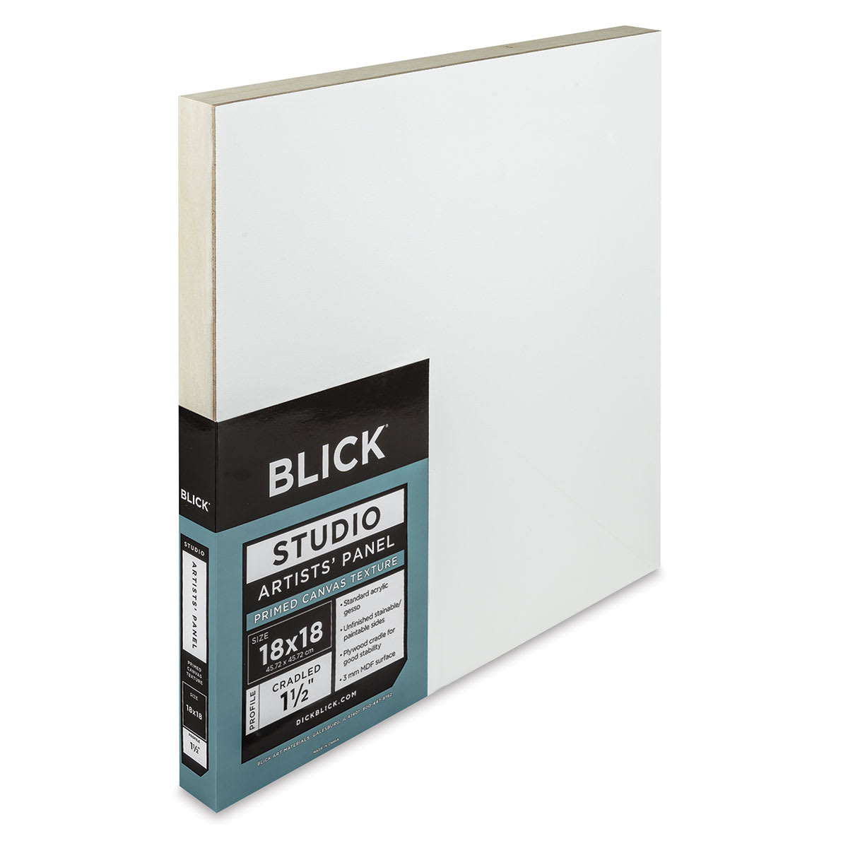 Blick Studio Artists' Board - 18" x 18" x 1-1/2", Gallery