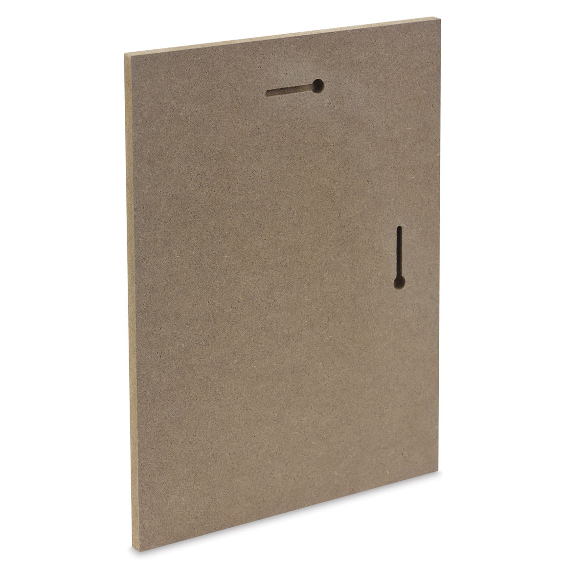 Blick Studio Artists' Panels - Back view of 3/8" profile panel showing hang slots