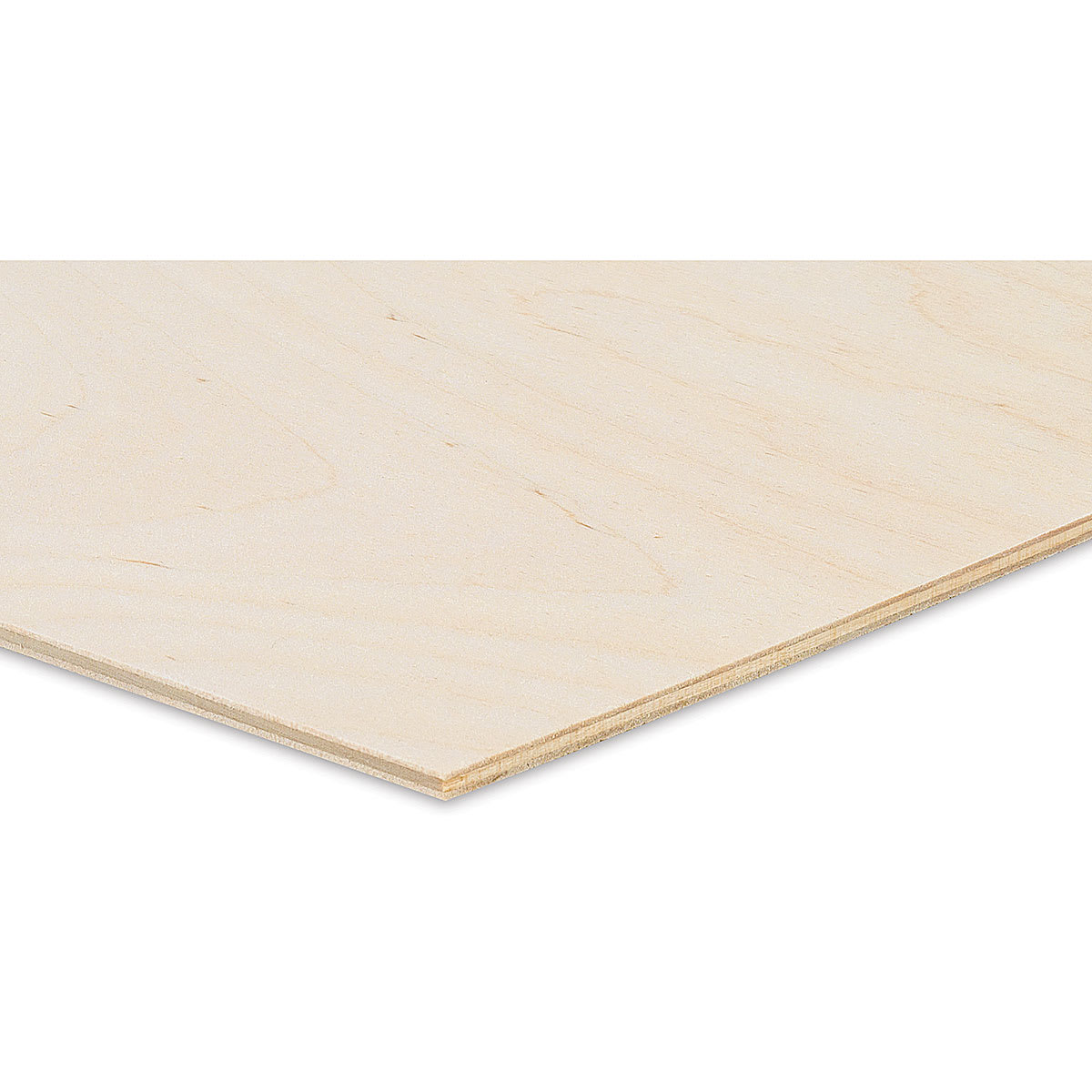 Baltic Birch Panels - Closeup of panel corner to show thickness