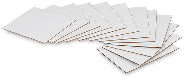 Blick Edu-Painting Panel Class Packs - 12 panels shown in fan