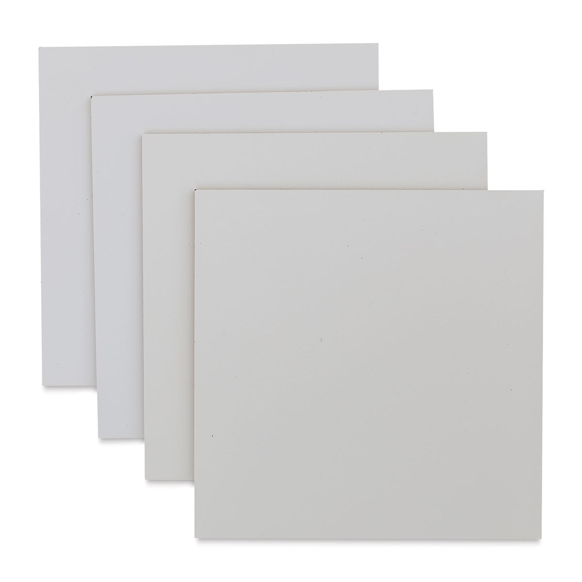 Ampersand Encausticbord Pack - 5" x 5" x 1/8", Flat, Pkg of 4 out of packaging