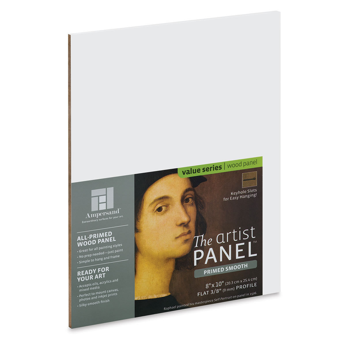 Ampersand Value Series Artist Panel - Smooth, 8" x 10", 3/8" Profile