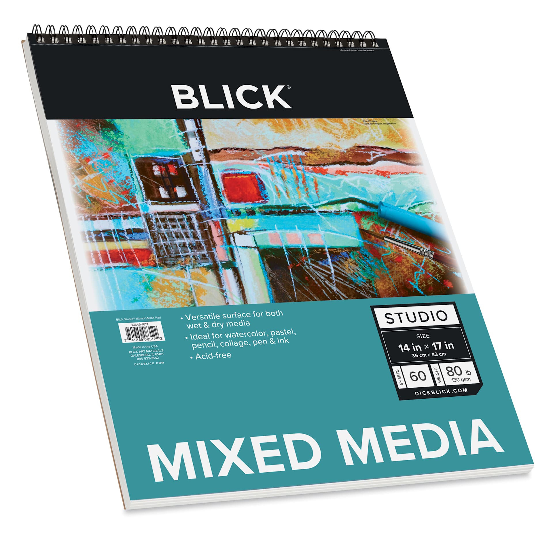 Blick Studio Mixed Media Pad - 14" x 17", 60 Sheets