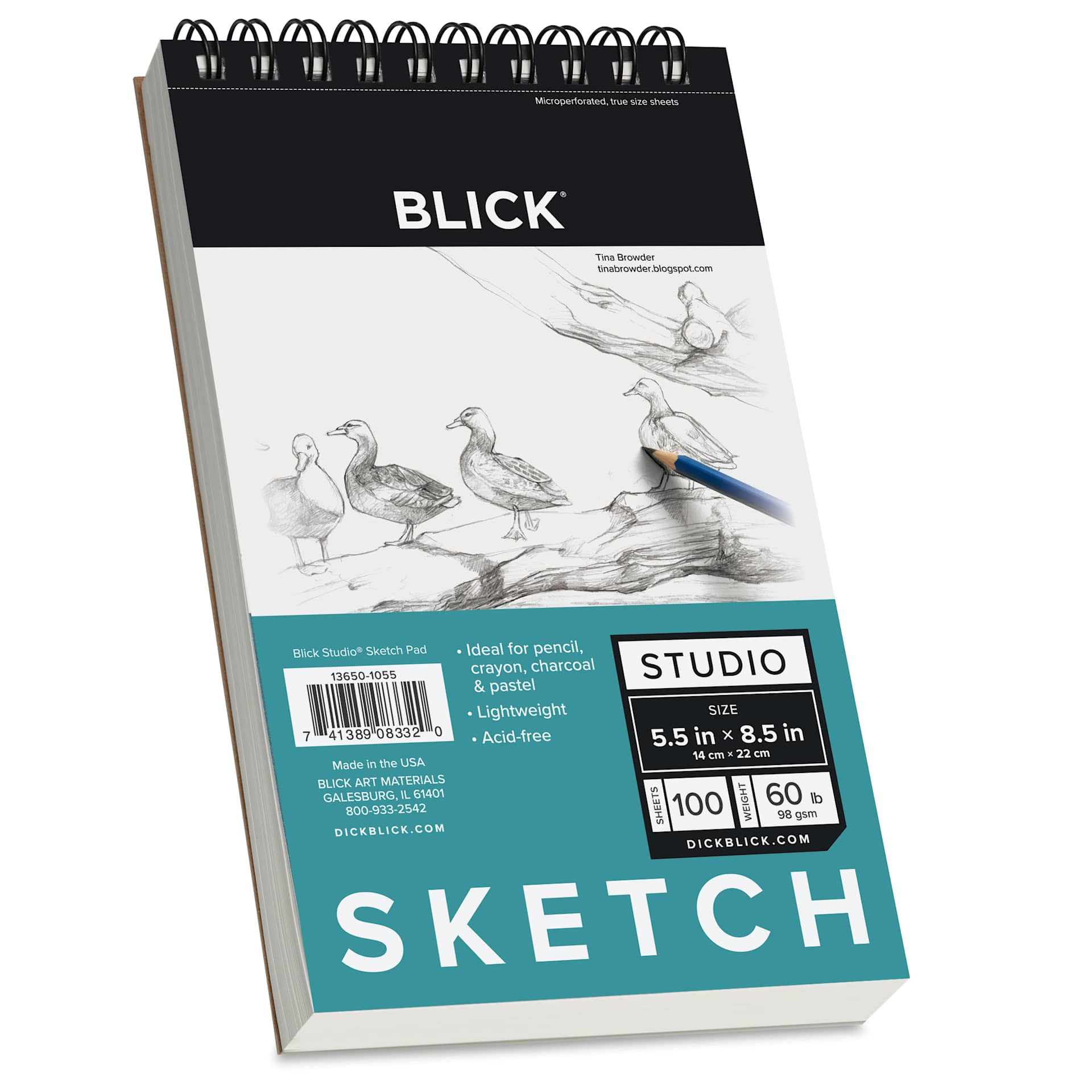 Blick Studio Sketch Pad - 5-1/2" x 8-1/2", 100 Sheets