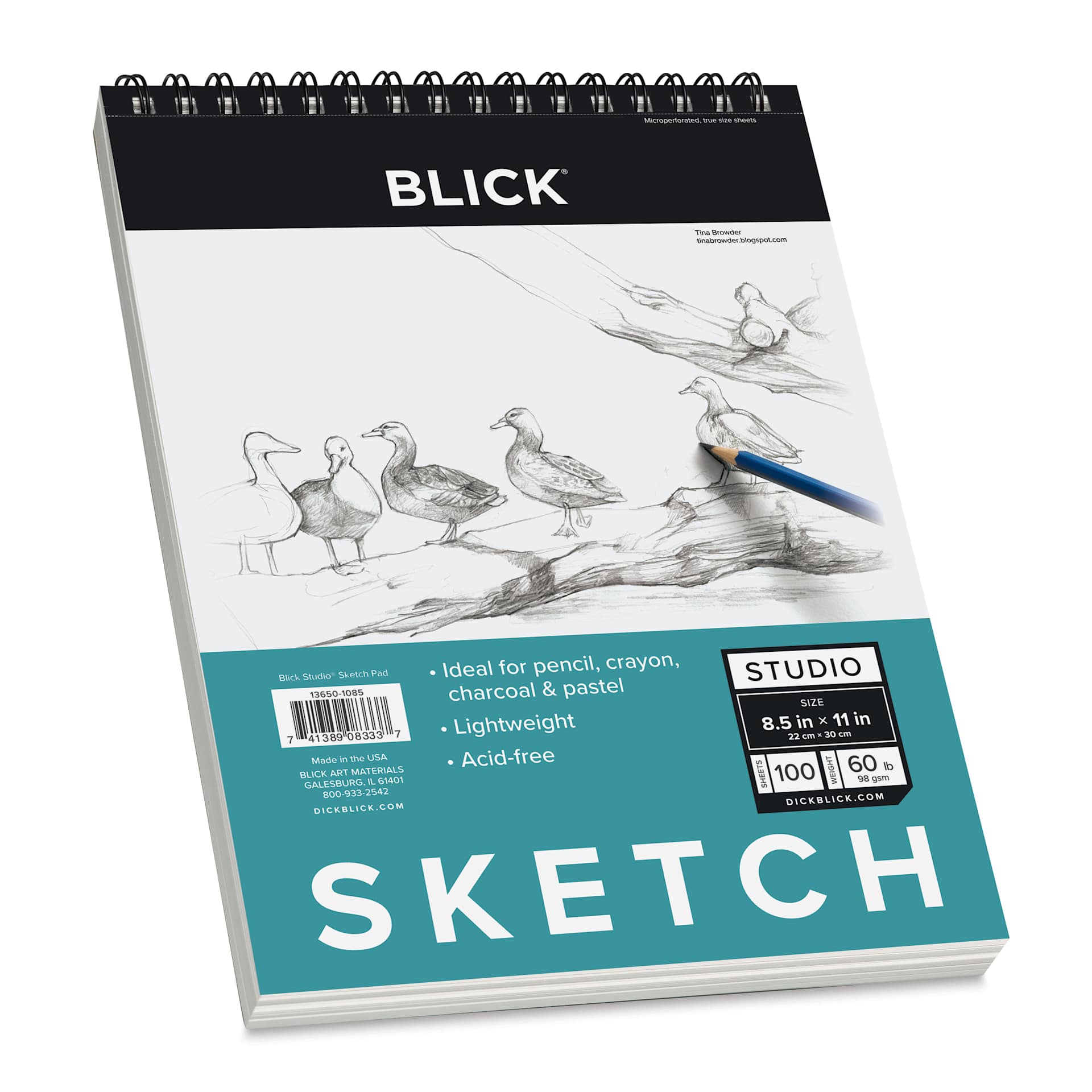 Blick Studio Sketch Pad - 8-1/2" x 11", 100 Sheets