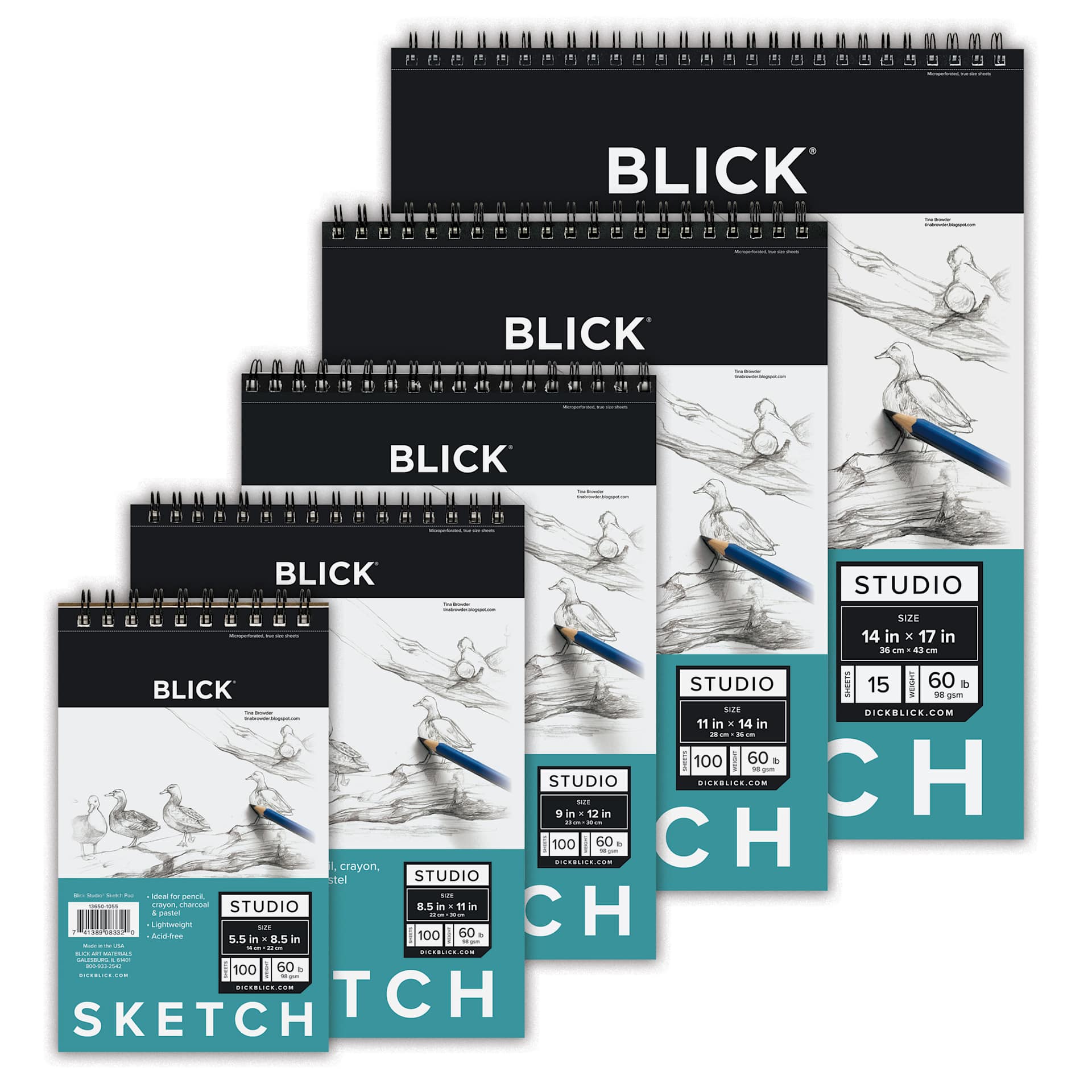 Blick Studio Sketch Pads, various sizes