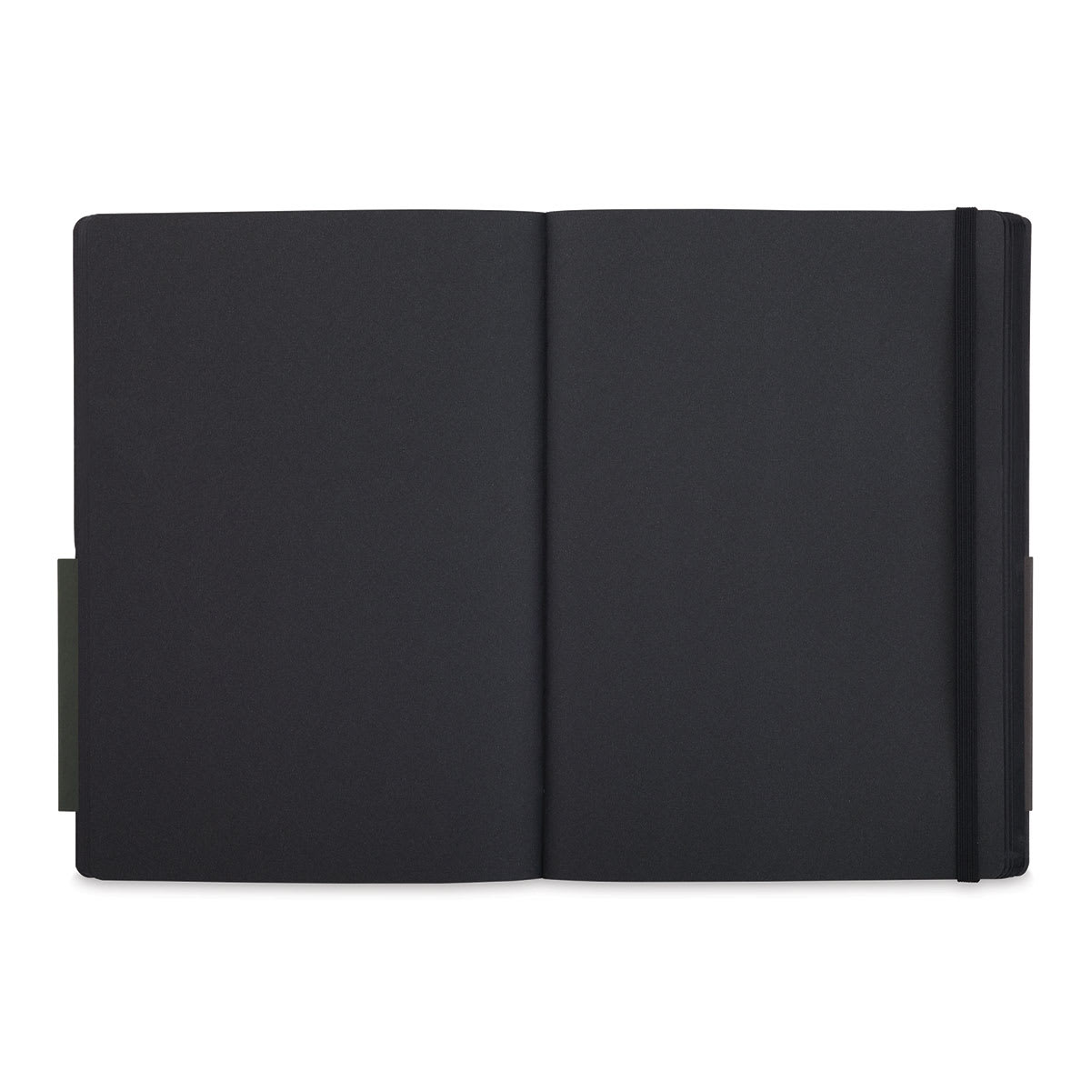 Pentalic Traveler Draw Pocket Journal - 8" x 6", Black Paper, Black Covre, 160 Pages