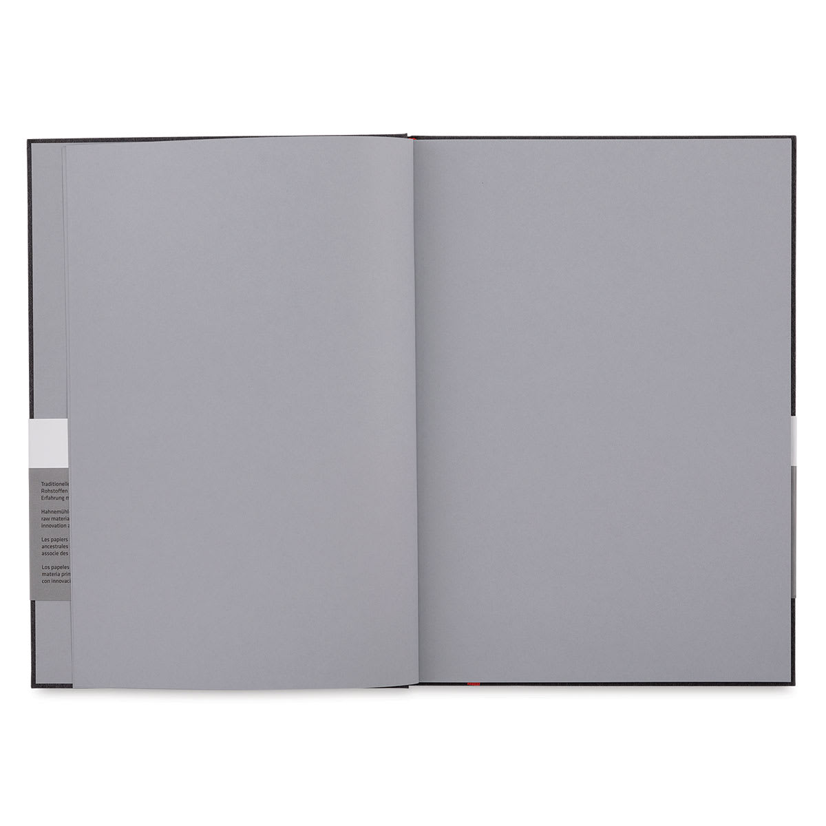 Hahnemühle The Grey Book - Open spread showing gray pages
