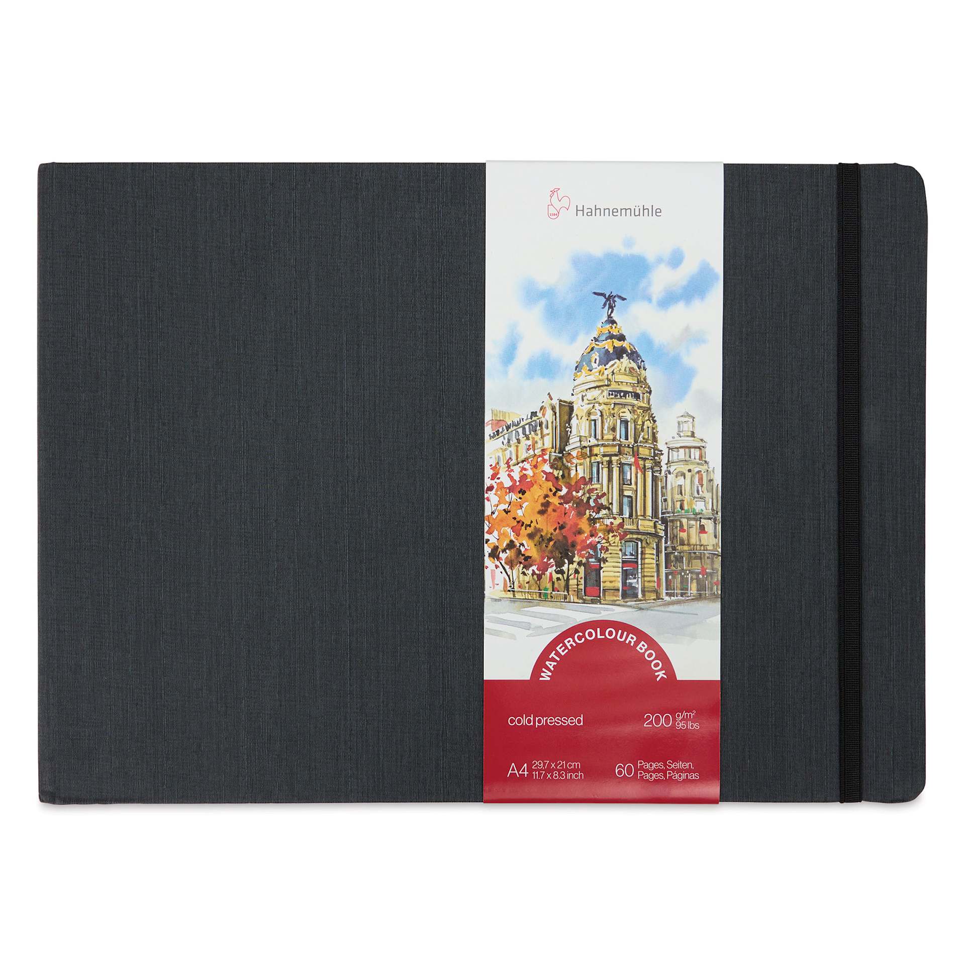 Hahnemühle Akademie Aquarell Watercolor Book - 8" x 11-1/2" front of packaging