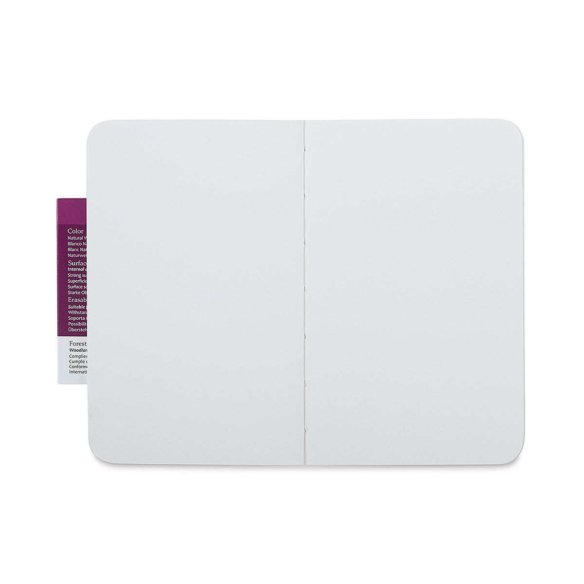 Stillman & Birn Zeta Series Softcover Sketchbook - 5-1/2'' x 3-1/2'', Portrait  (open to show paper)