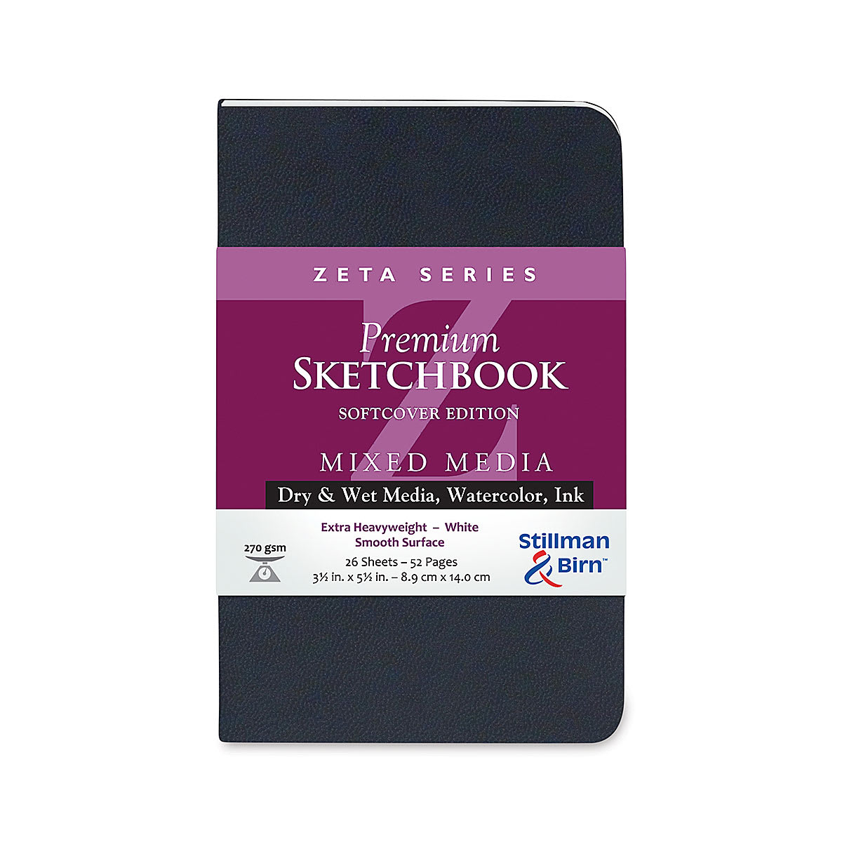 Stillman & Birn Zeta Series Softcover Sketchbook - 5-1/2'' x 3-1/2'', Portrait