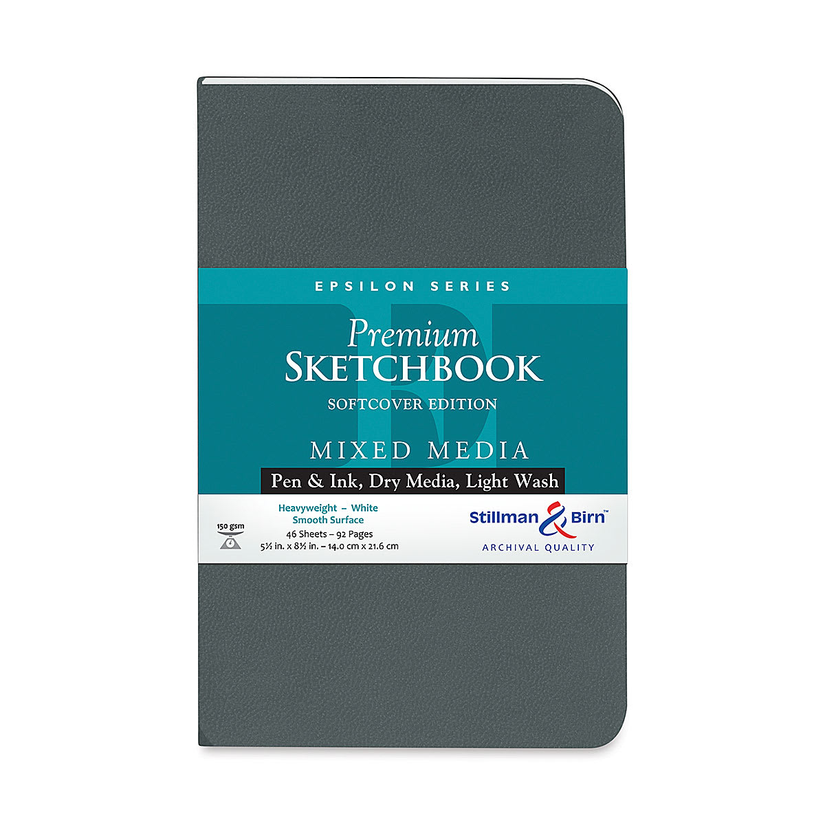 Stillman & Birn Epsilon Series Sketchbook - 8-1/2" x 5-1/2", Soft Cover