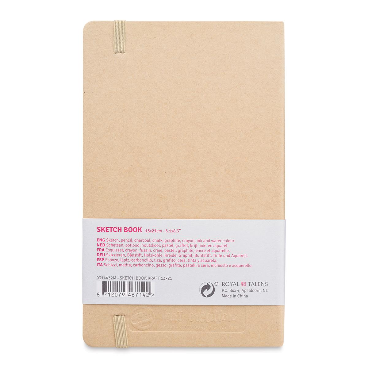 Talens Art Creations Sketchbook - Kraft, 8.3" x 5.1" (back)