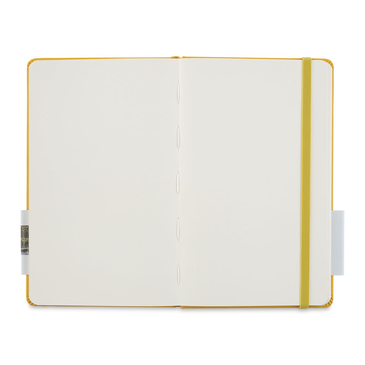 Talens Art Creations Sketchbook - Golden Yellow, 8.3" x 5.1" (open to show paper)