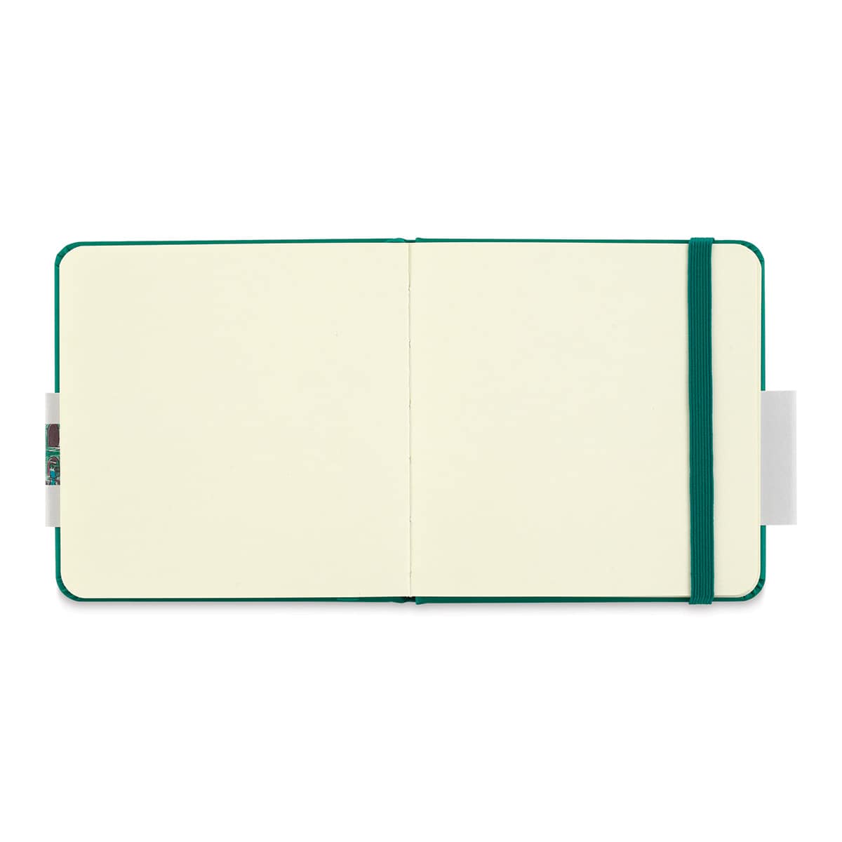 Talens Art Creations Sketchbook - Forest Green, 4.7" x 4.7" (open to show paper)