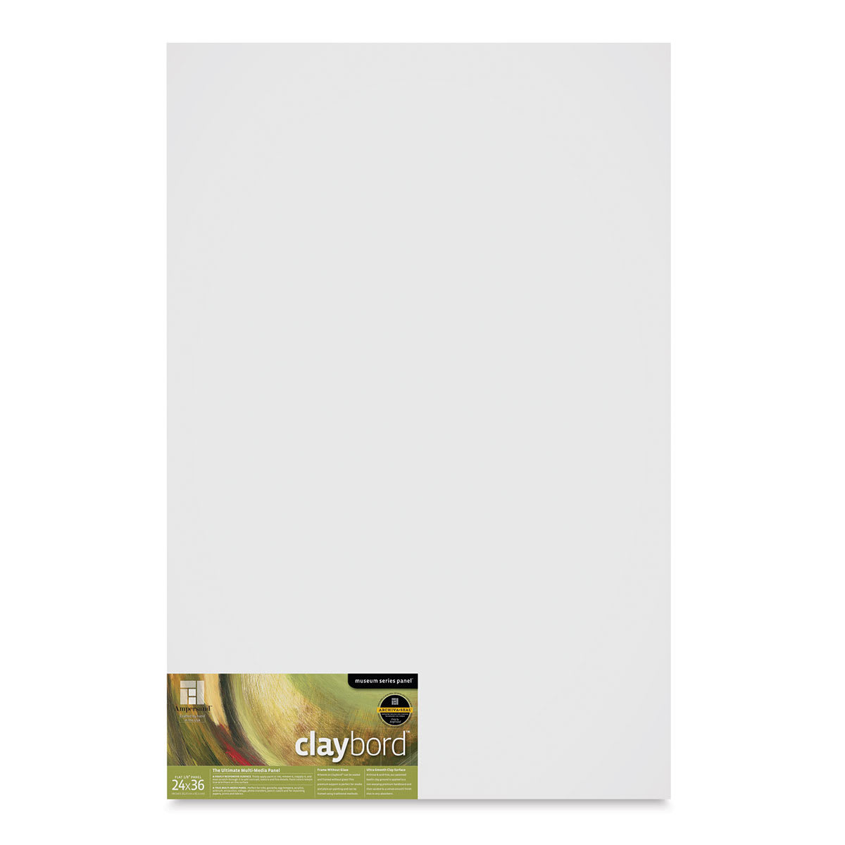 Ampersand Claybord - 24" x 36", 1/8" Flat