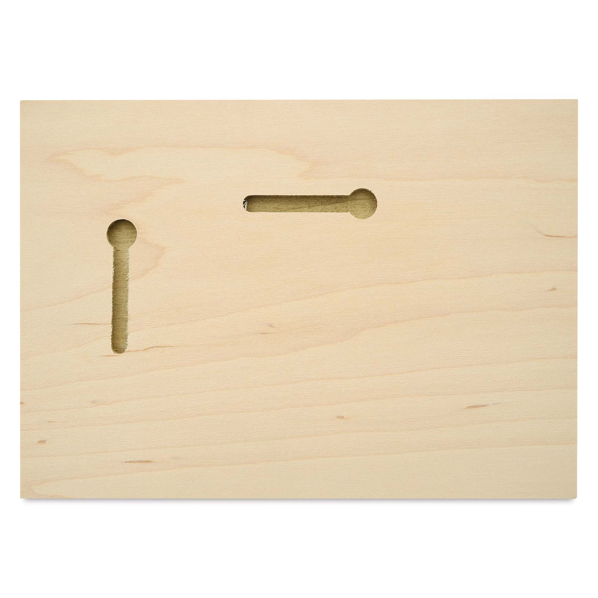 Art Boards Natural Maple Panel - 5" x 7", uncradle - back