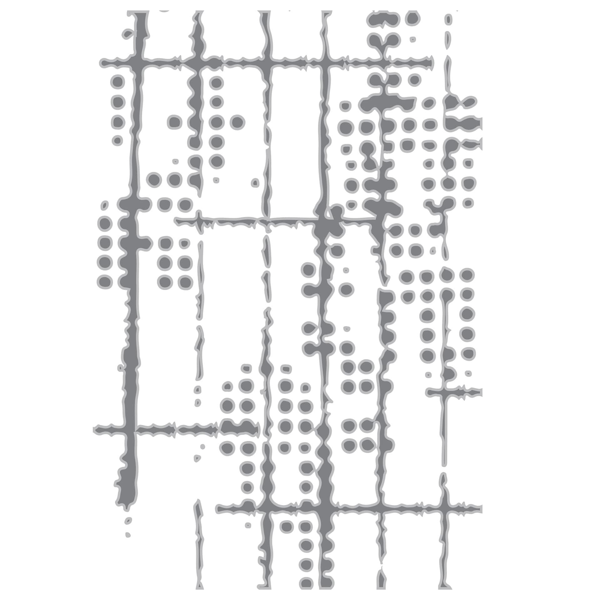 Sizzix Multi Level Textured Impressions Embossing Folder - Dot Matrix