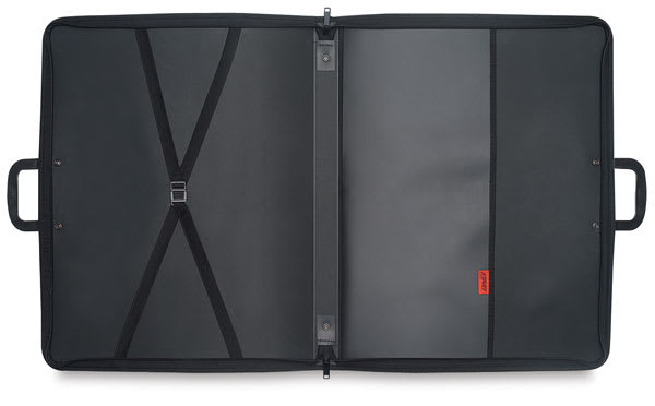 Prat Start 1 Portfolios - Open portfolio showing inner pockets and holding strap
