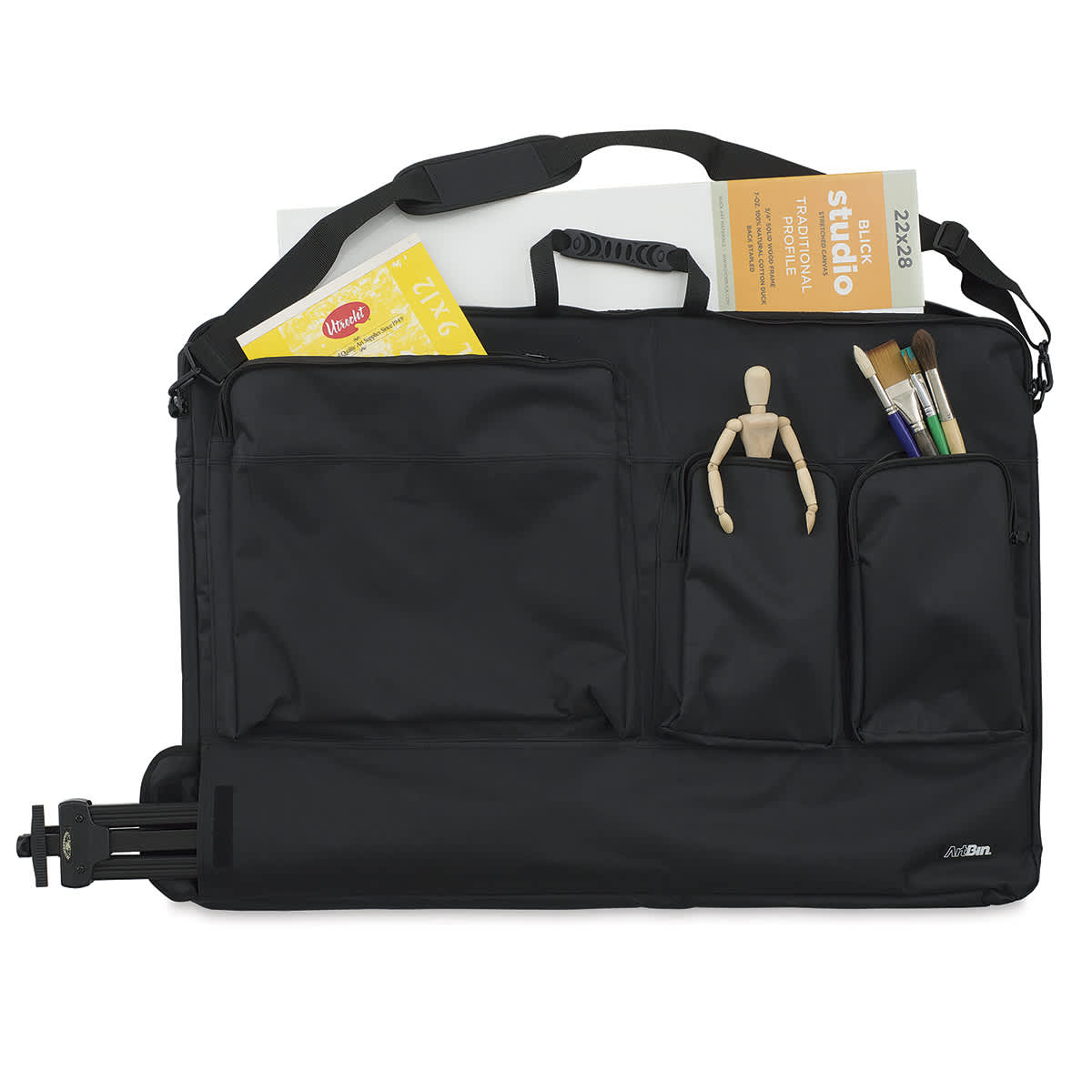 ArtBin Tote Folio - 24'' x 36'', Black, Filled With Supplies ArtBin Tote Folio - 24'' x 36'', Black, Filled With Supplies