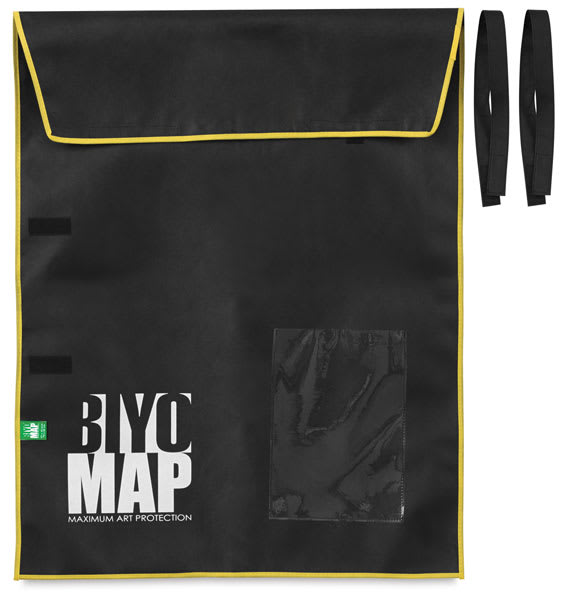 BIYOMAP Art Protection Case, Yellow Border, Closed BIYOMAP Art Protection Case, Yellow Border, Closed