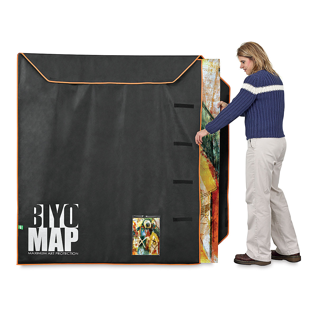 BIYOMAP Art Protection Case, Orange Border BIYOMAP Art Protection Case, Orange Border